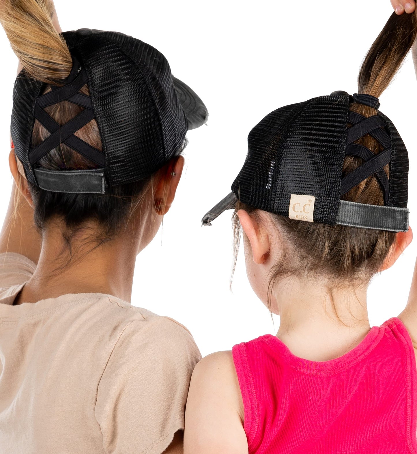 Funky Junque Mommy and Me Mother Daughter Criss Cross Baseball Caps