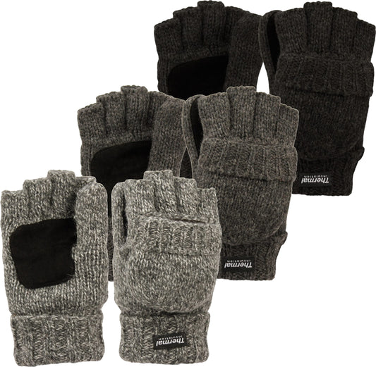 Convertible Wool Glove Mittens by Funky Junque