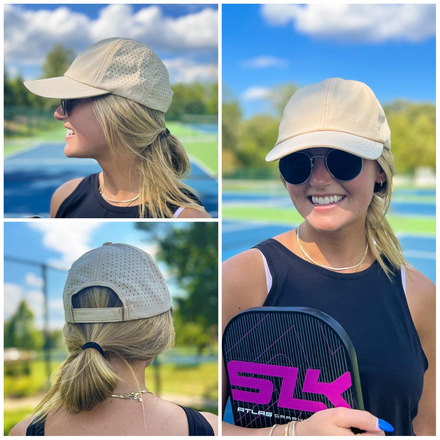 Solid Laser Cut Running Cap by Funky Junque