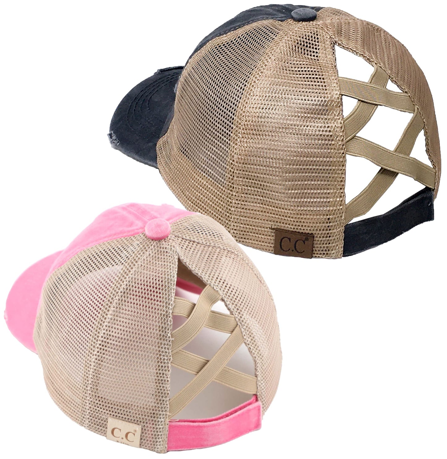 Funky Junque Mommy and Me Mother Daughter Criss Cross Baseball Caps