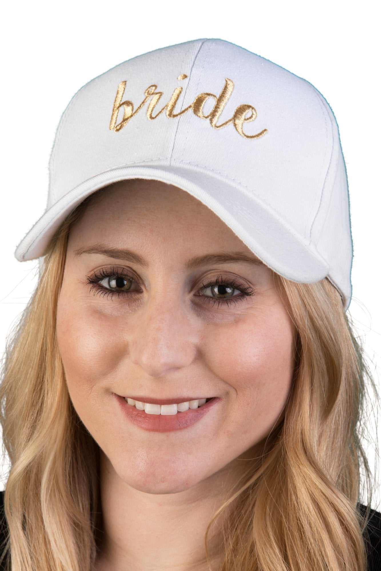 Bride & Bride Tribe Cursive Embroidered Cap by Funky Junque