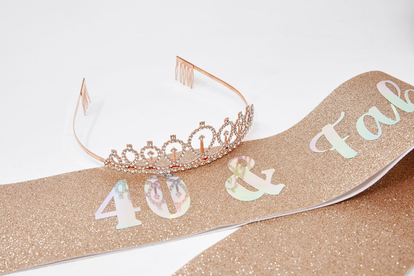 Birthday Tiara & Sash Set by Funky Junque