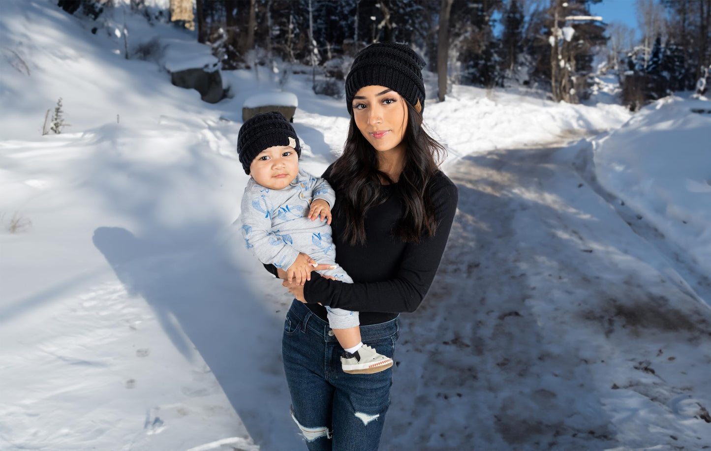 Funky Junque Mommy and Me Regualr Beanies