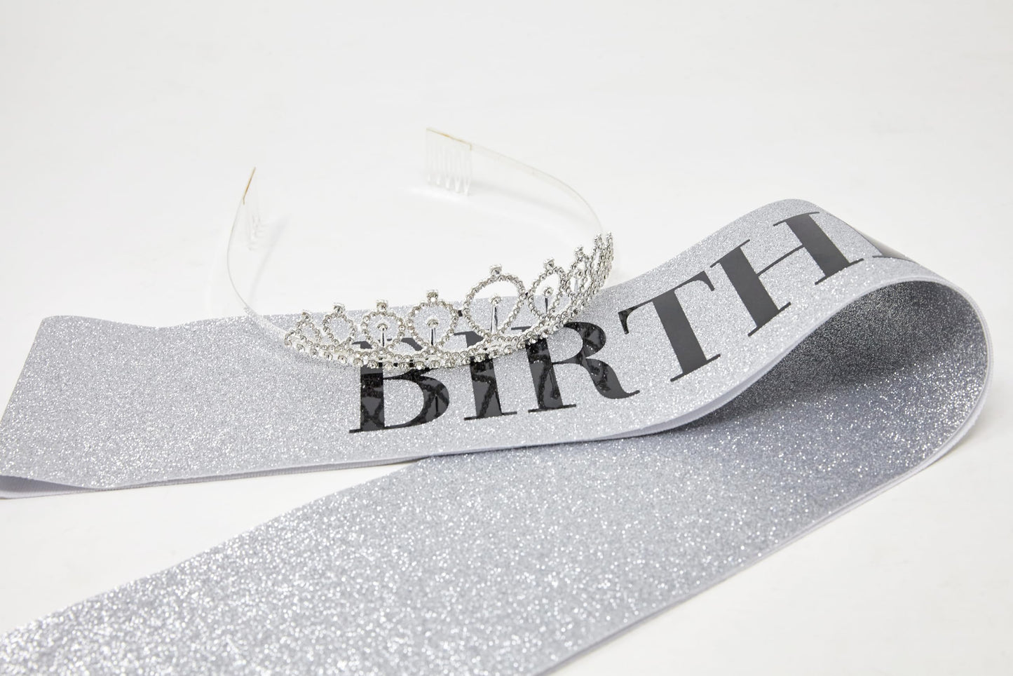 Birthday Tiara & Sash Set by Funky Junque