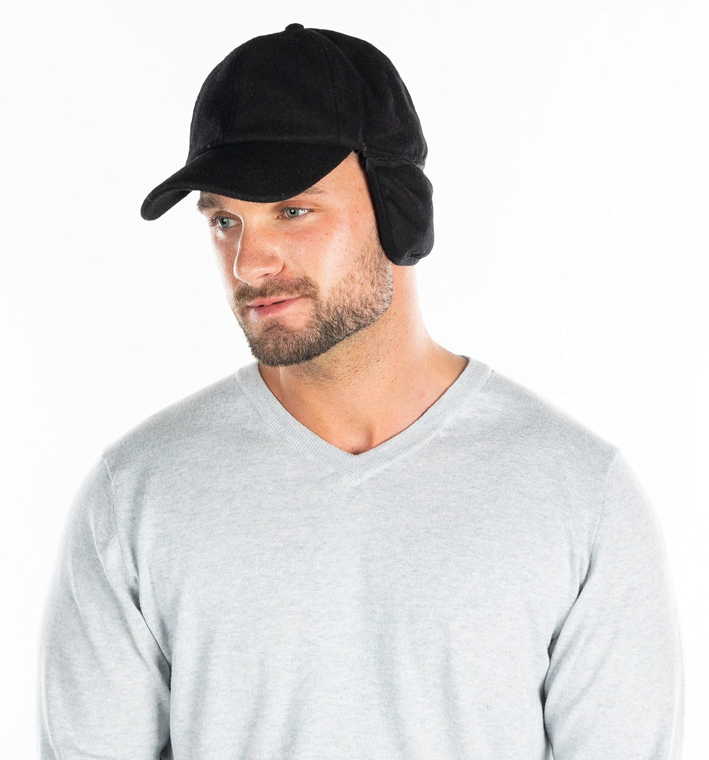 Wool Sherpa Lined Earflap Trapper Hats by Funky Junque