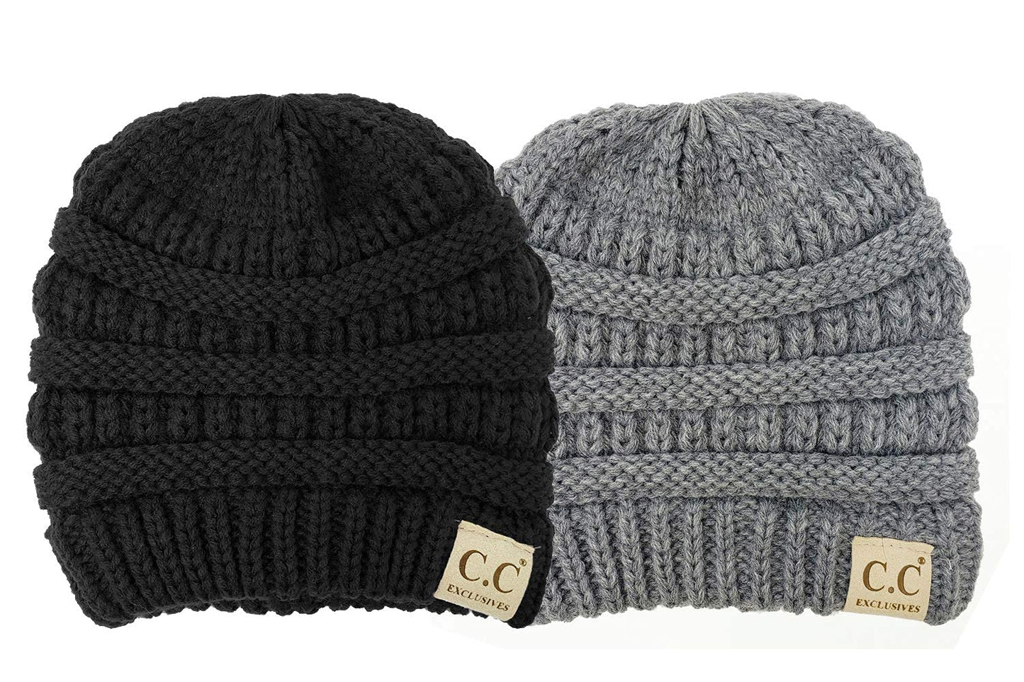 Ribbed Knit Baby Beanie by Funky Junque