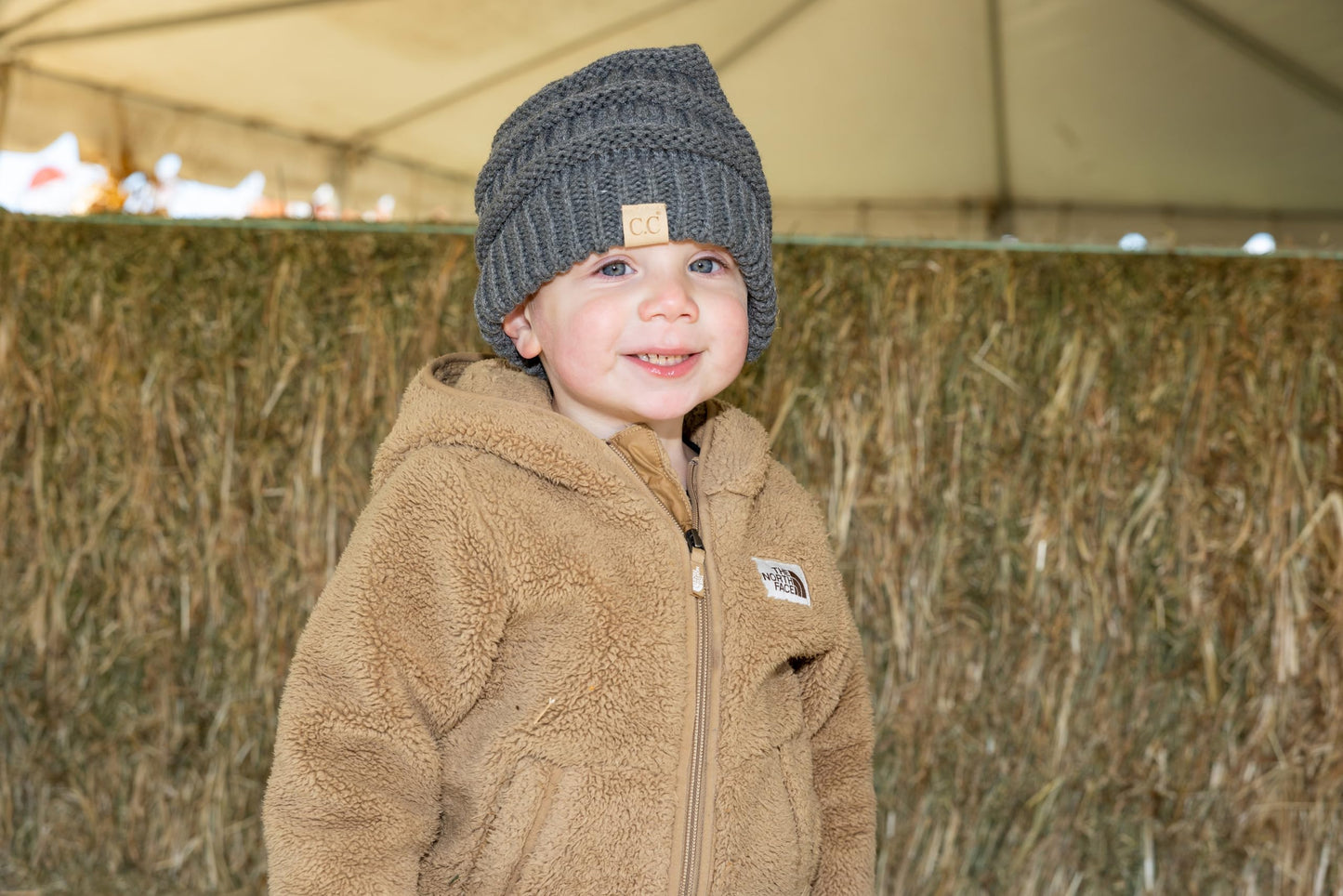 Big Kids Solid Ribbed Beanie Hat