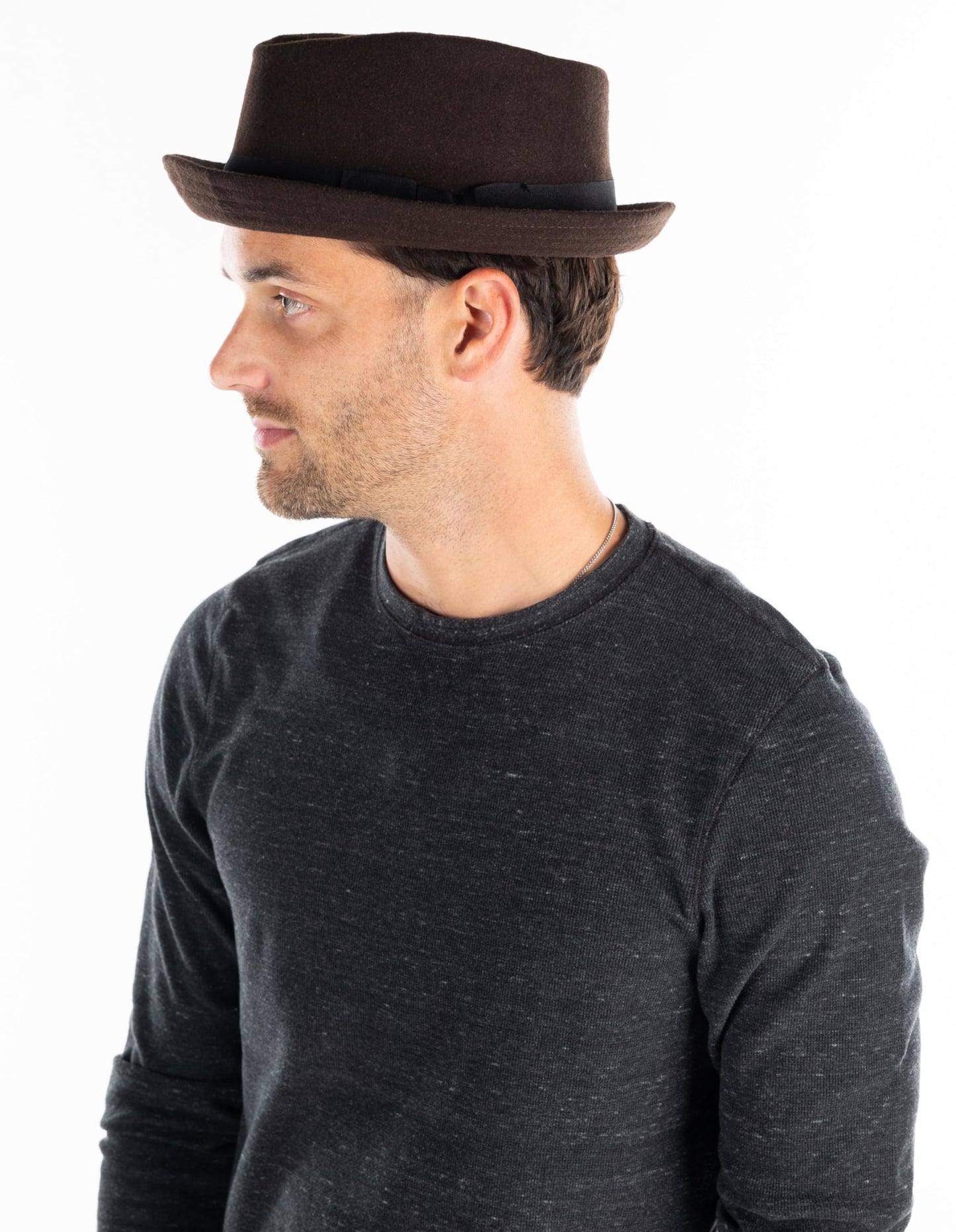 Wool Fedora Diamond Shaped by Funky Junque