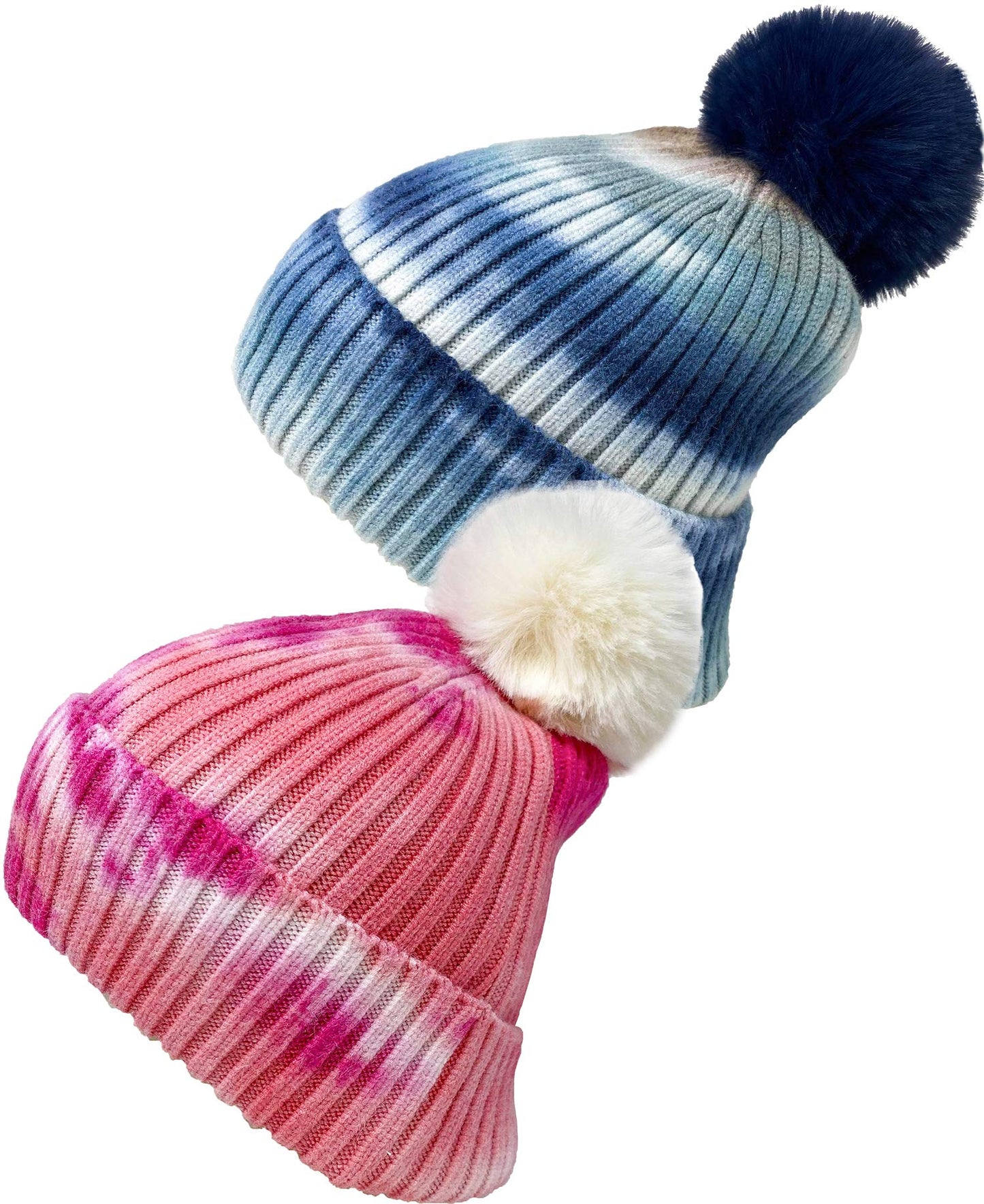 Tie Dye Pom Beanie by Funky Junque