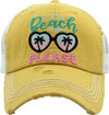 Distressed Patch Hat - Beach Please