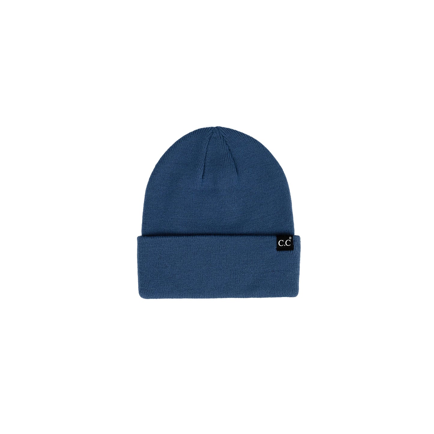 Mens Solid Cuff Knit Beanie