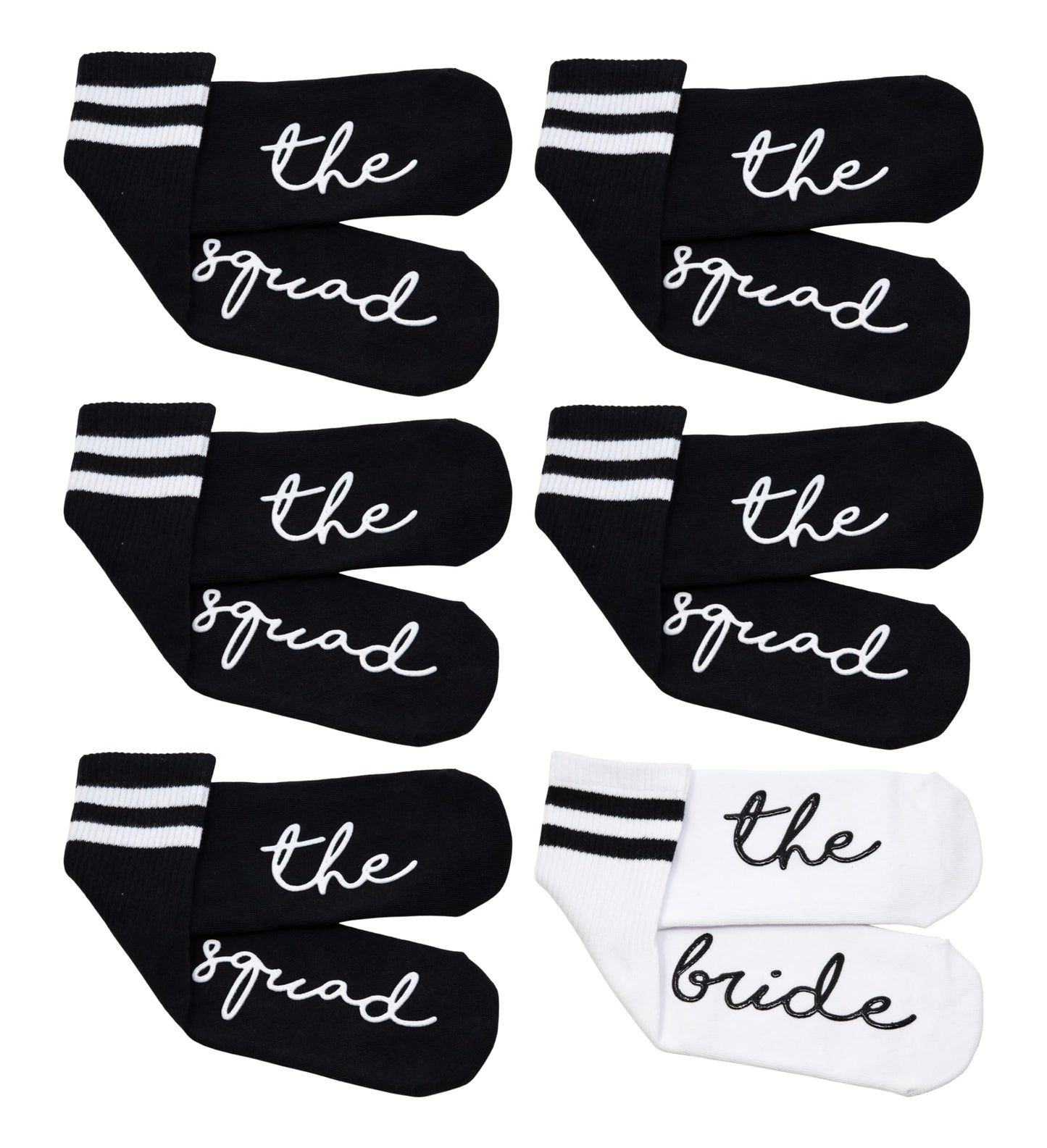 Bridal Socks Bachelorette Party Favors by Funky Junque