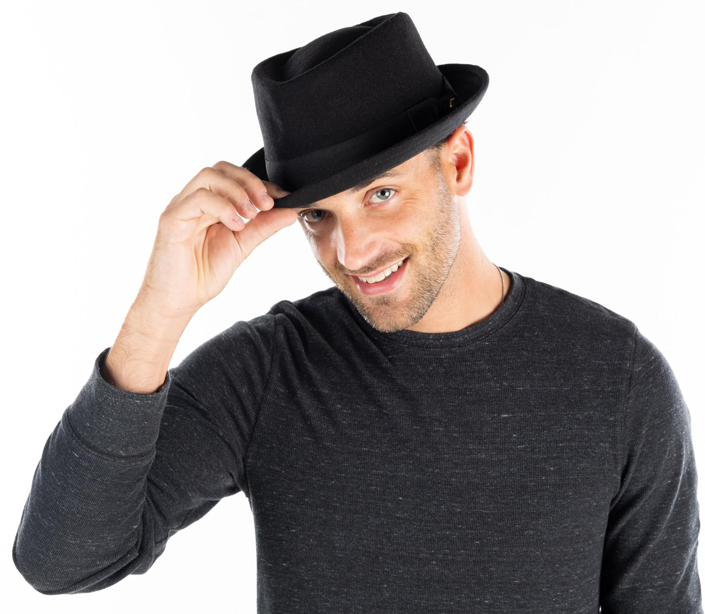 Wool Fedora Diamond Shaped by Funky Junque