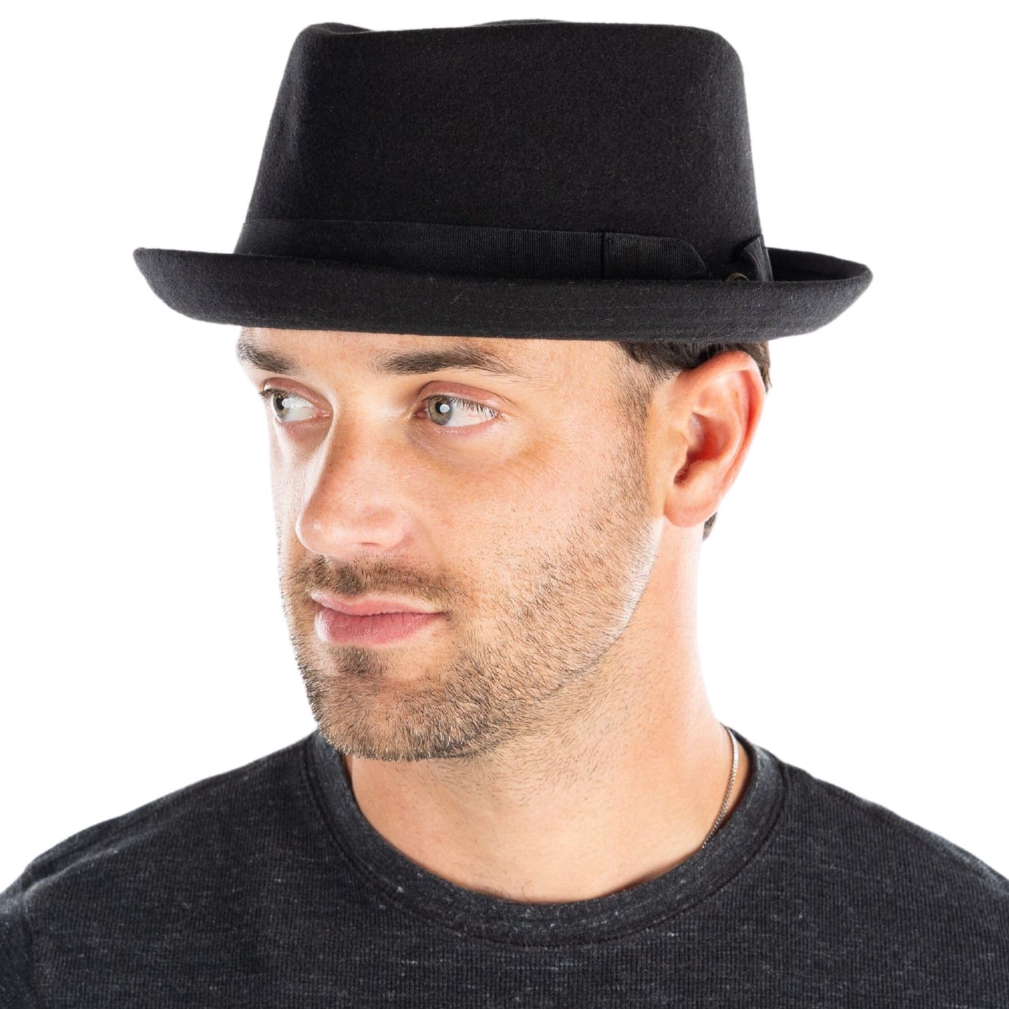 Wool Fedora Diamond Shaped by Funky Junque