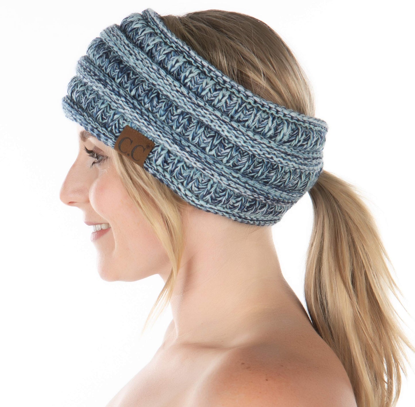 Lined Ponytail Headband