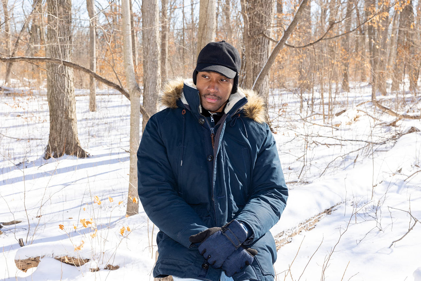 Wool Sherpa Lined Earflap Trapper Hats by Funky Junque