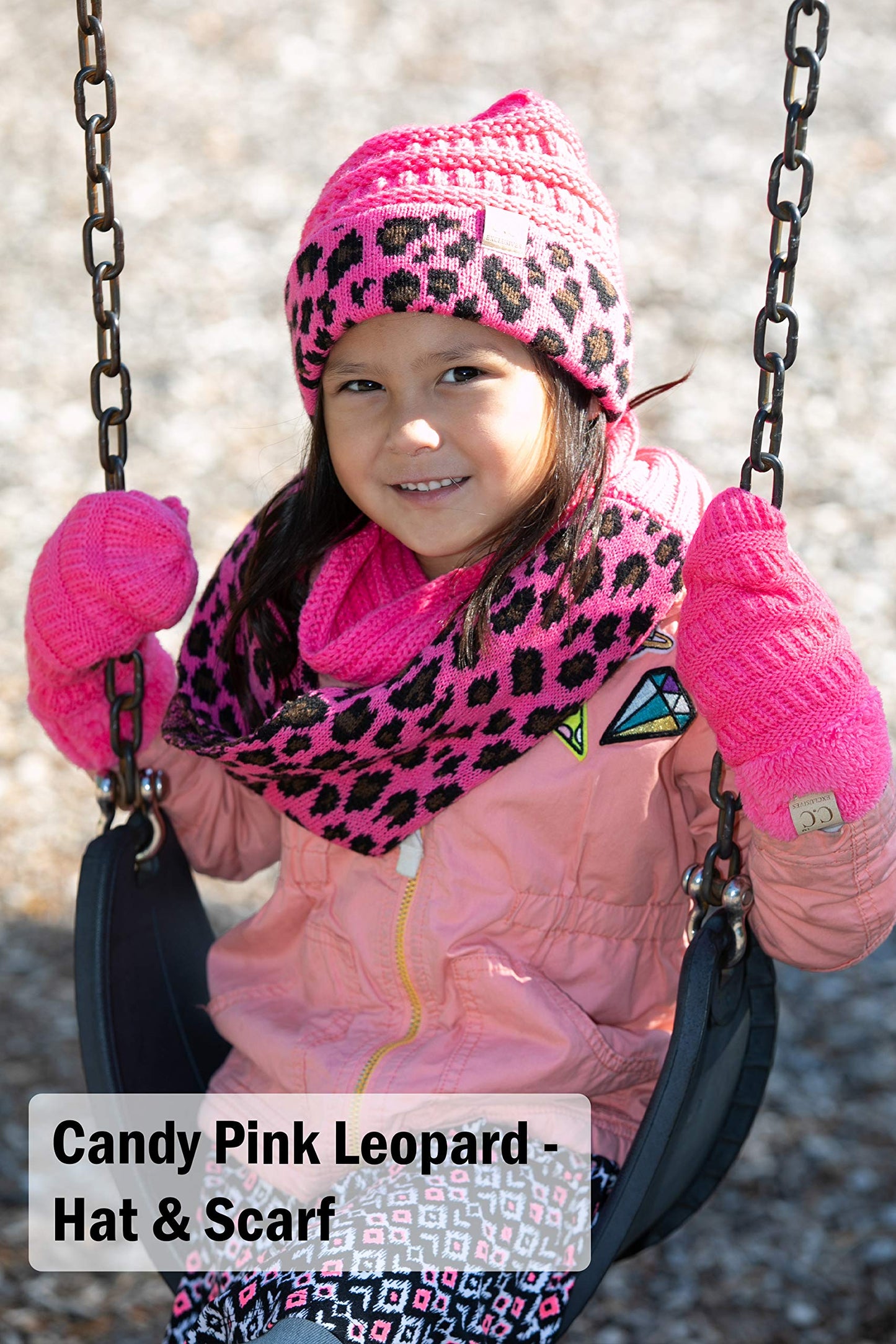 Kids Beanie & Infinity Scarf Matching Set by Funky Junque