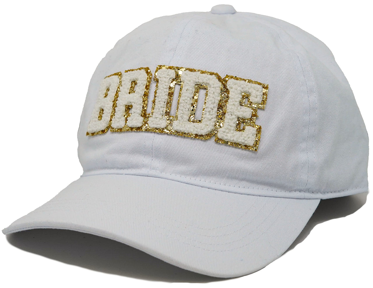 Bridal Chenille Patch Cotton Baseball Cap by Funky Junque