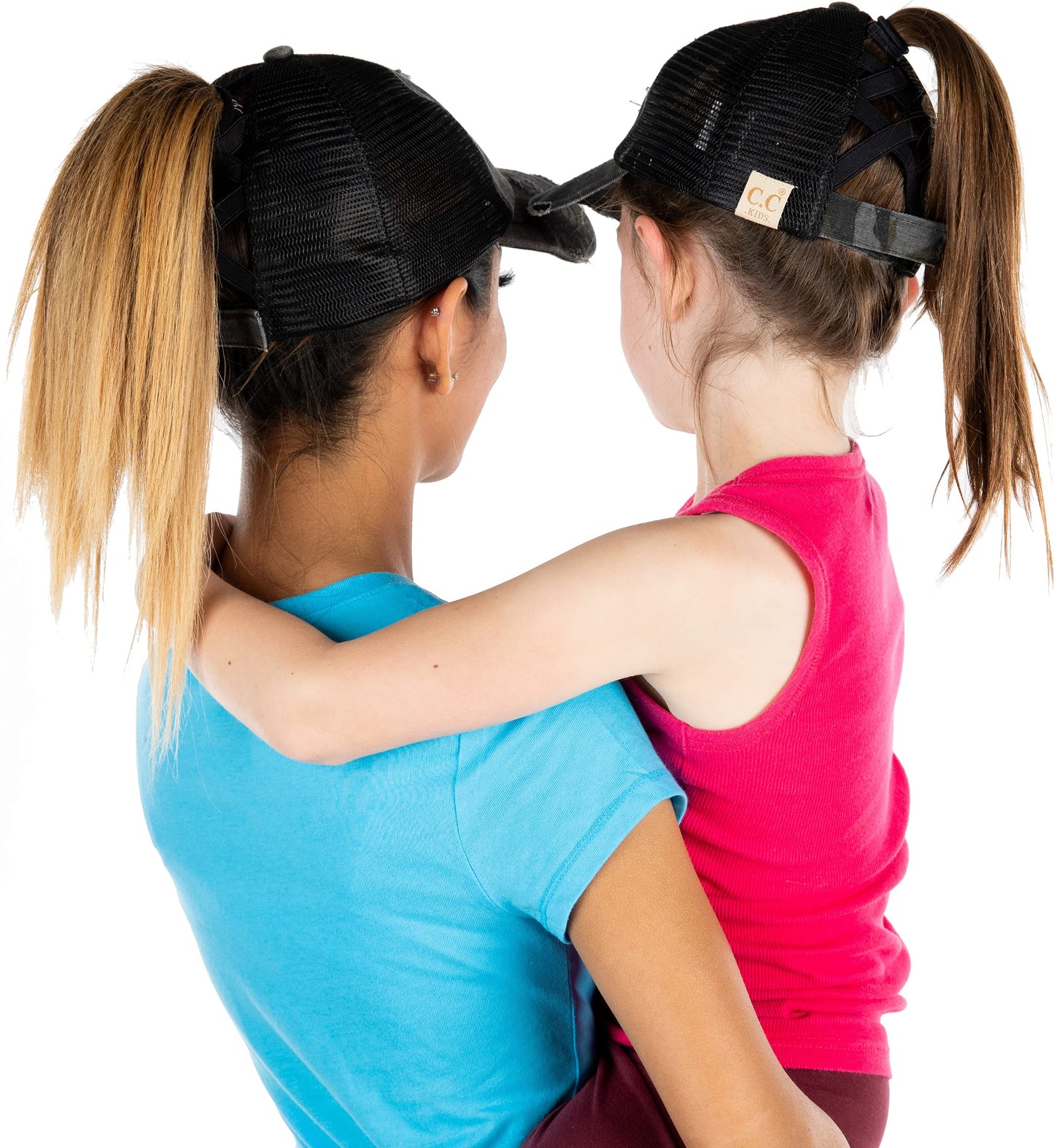 Funky Junque Mommy and Me Mother Daughter Criss Cross Baseball Caps