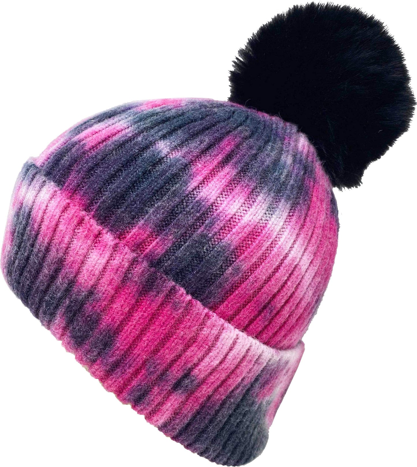 Tie Dye Pom Beanie by Funky Junque