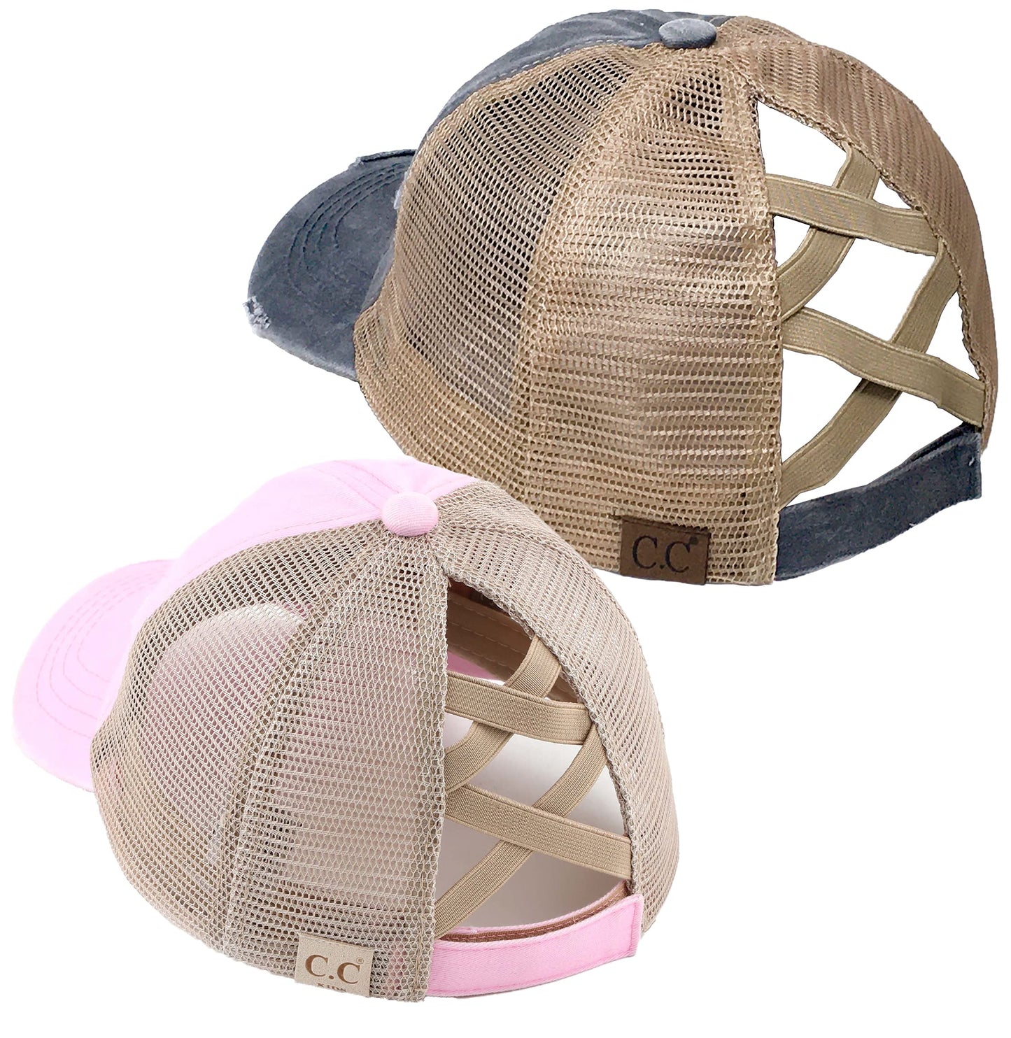 Funky Junque Mommy and Me Mother Daughter Criss Cross Baseball Caps