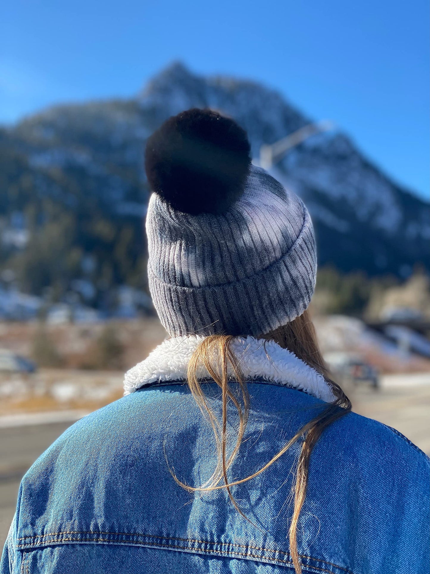 Tie Dye Pom Beanie by Funky Junque