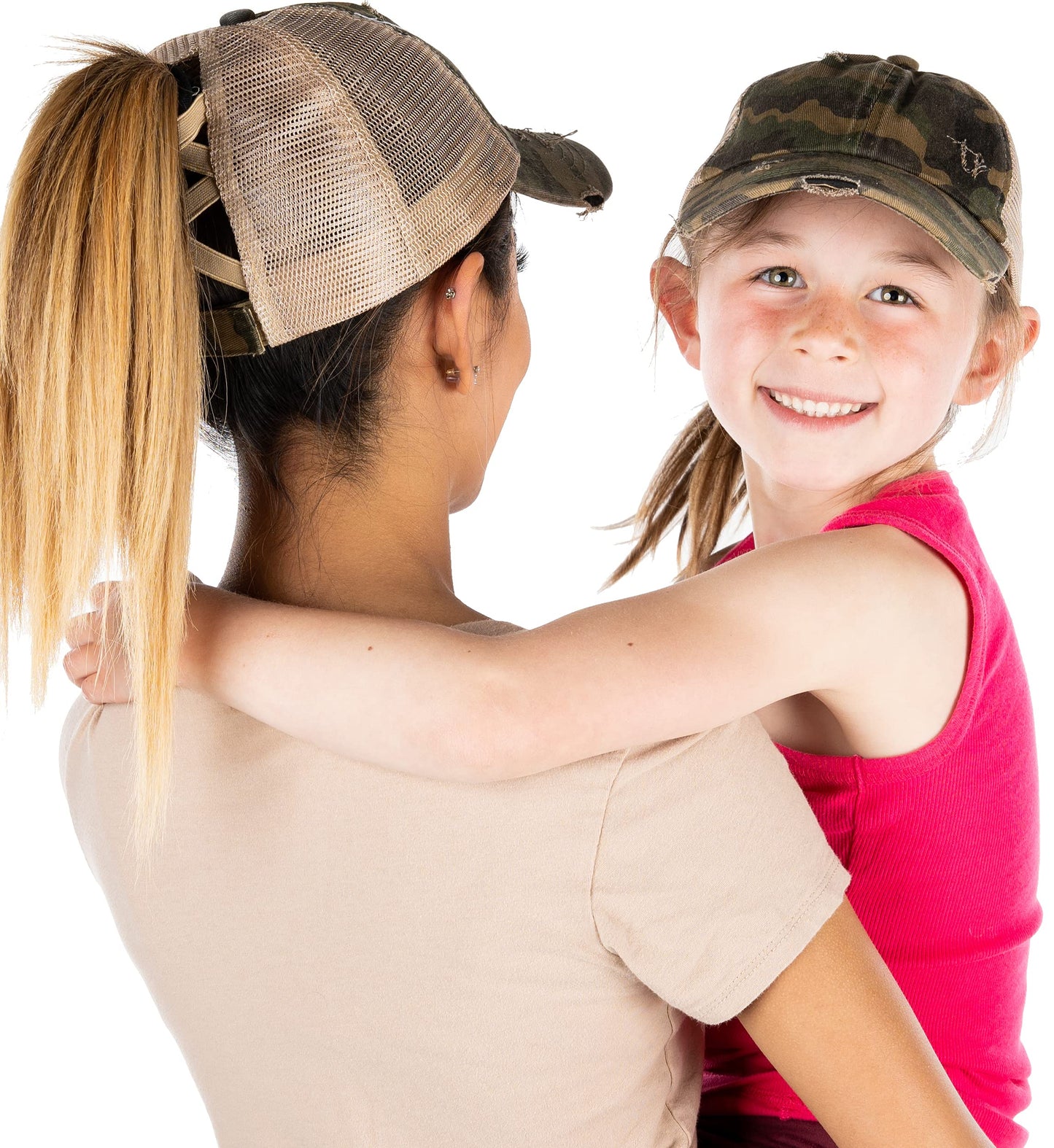 Funky Junque Mommy and Me Mother Daughter Criss Cross Baseball Caps