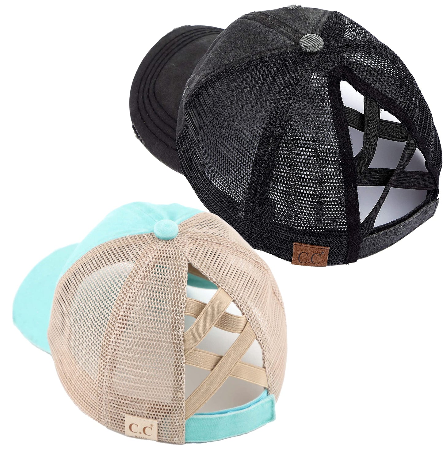 Funky Junque Mommy and Me Mother Daughter Criss Cross Baseball Caps
