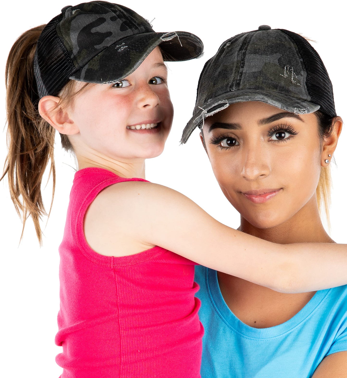 Funky Junque Mommy and Me Mother Daughter Criss Cross Baseball Caps