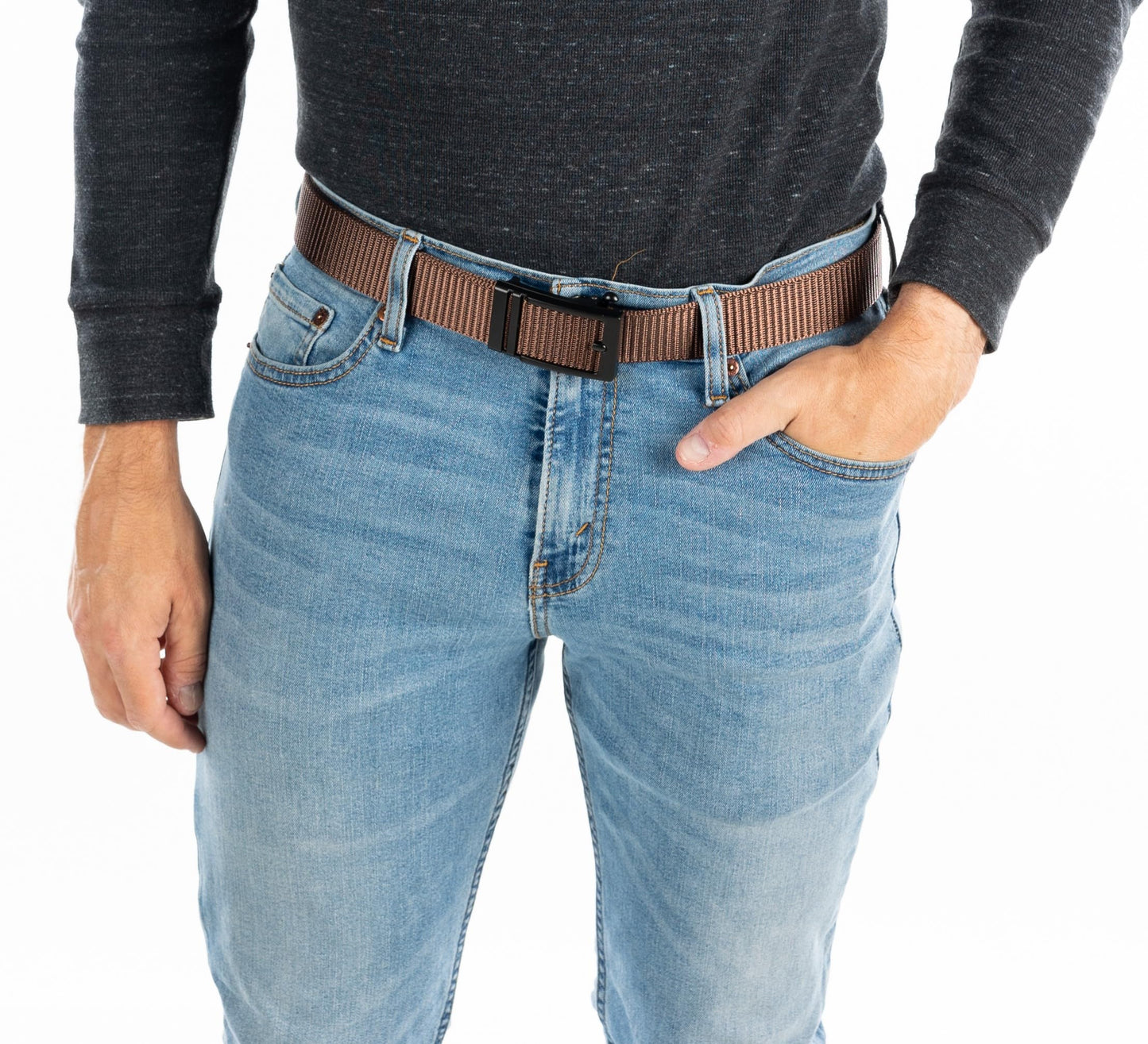 Nylon Web Ratchet Belt by Funky Junque
