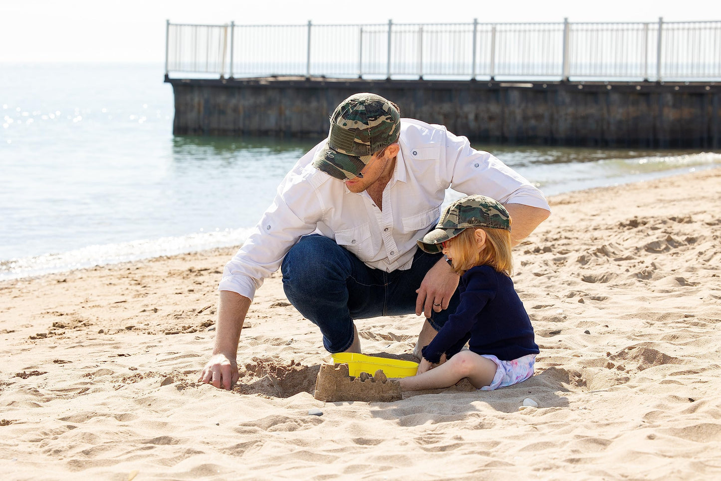 Funky Junque Mommy and Me Unconstructed Embroidered Baseball Hat