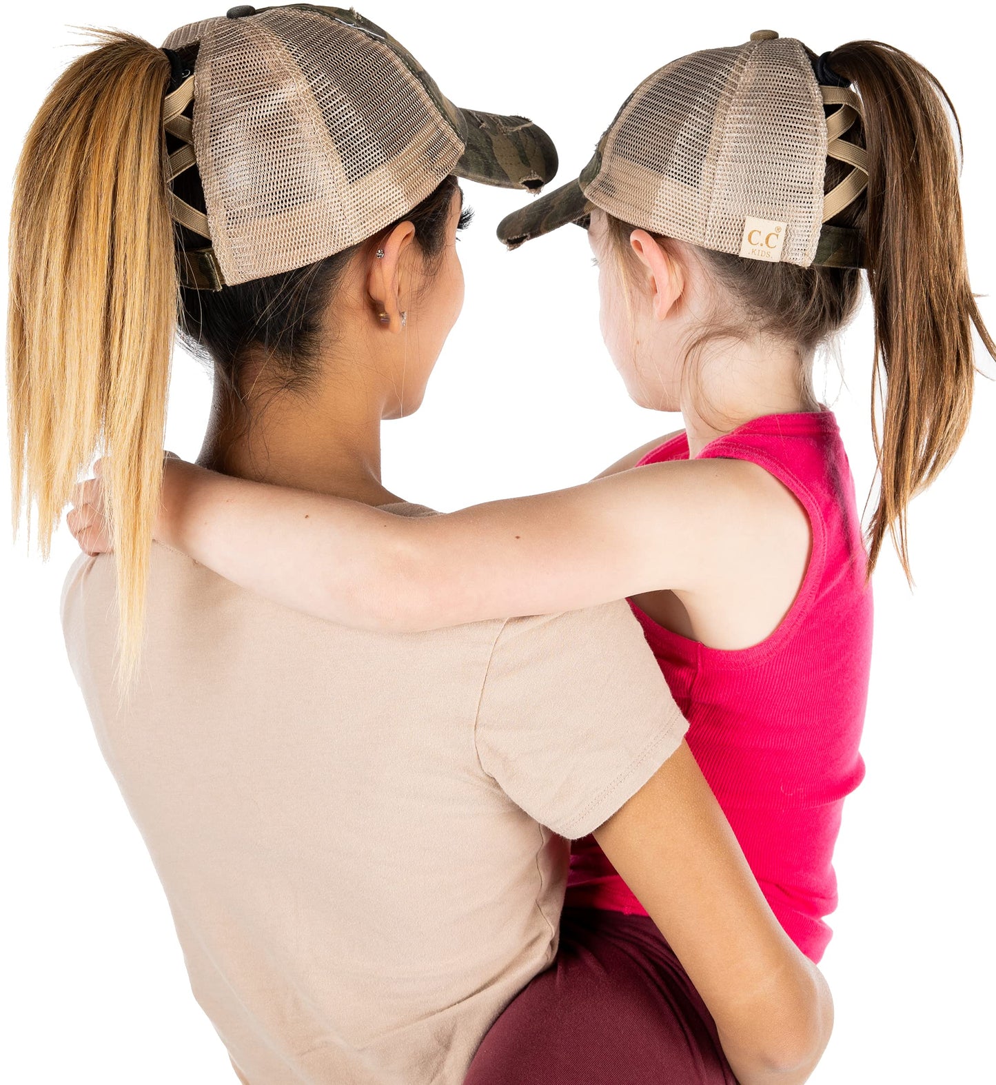 Funky Junque Mommy and Me Mother Daughter Criss Cross Baseball Caps