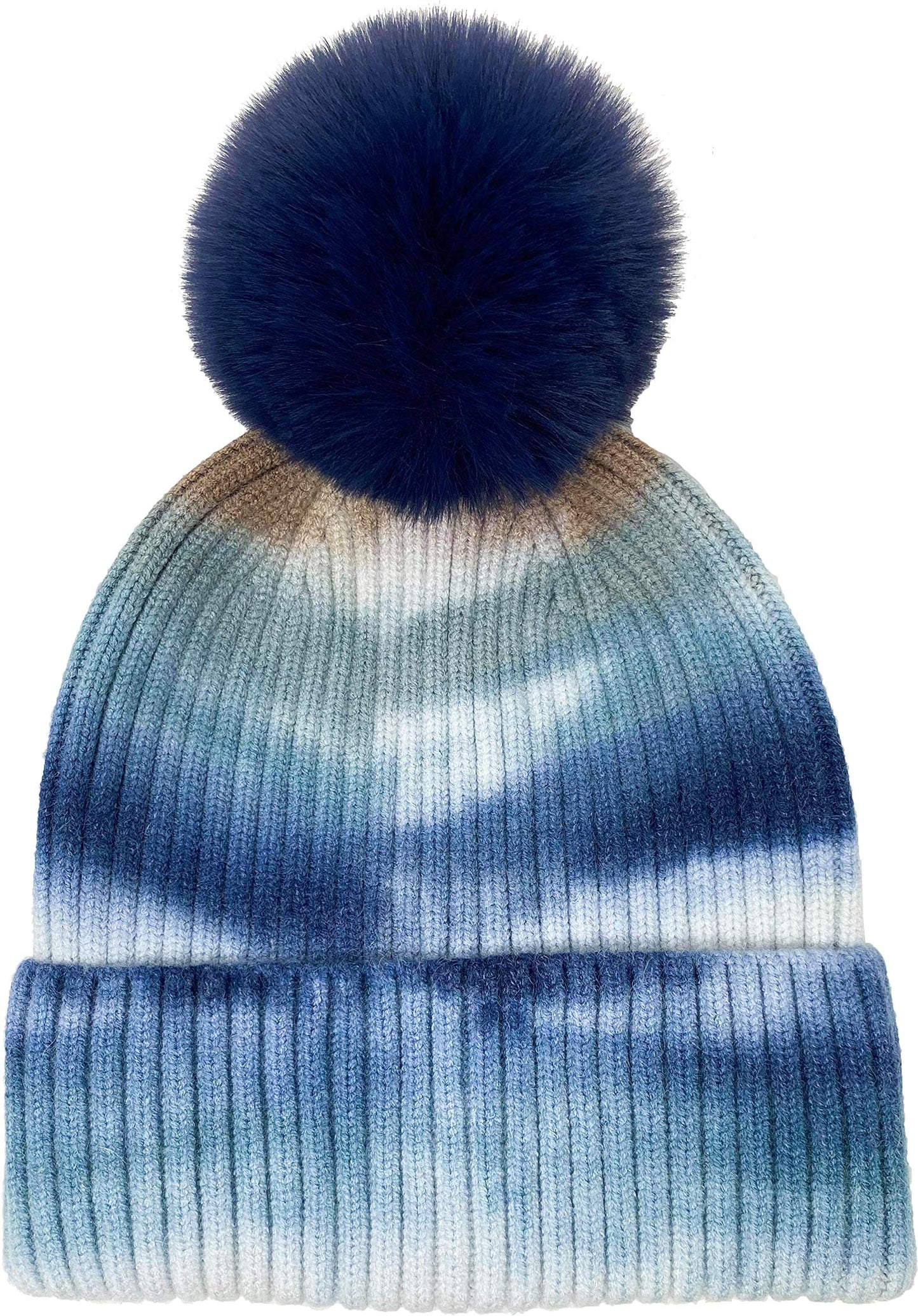 Tie Dye Pom Beanie by Funky Junque