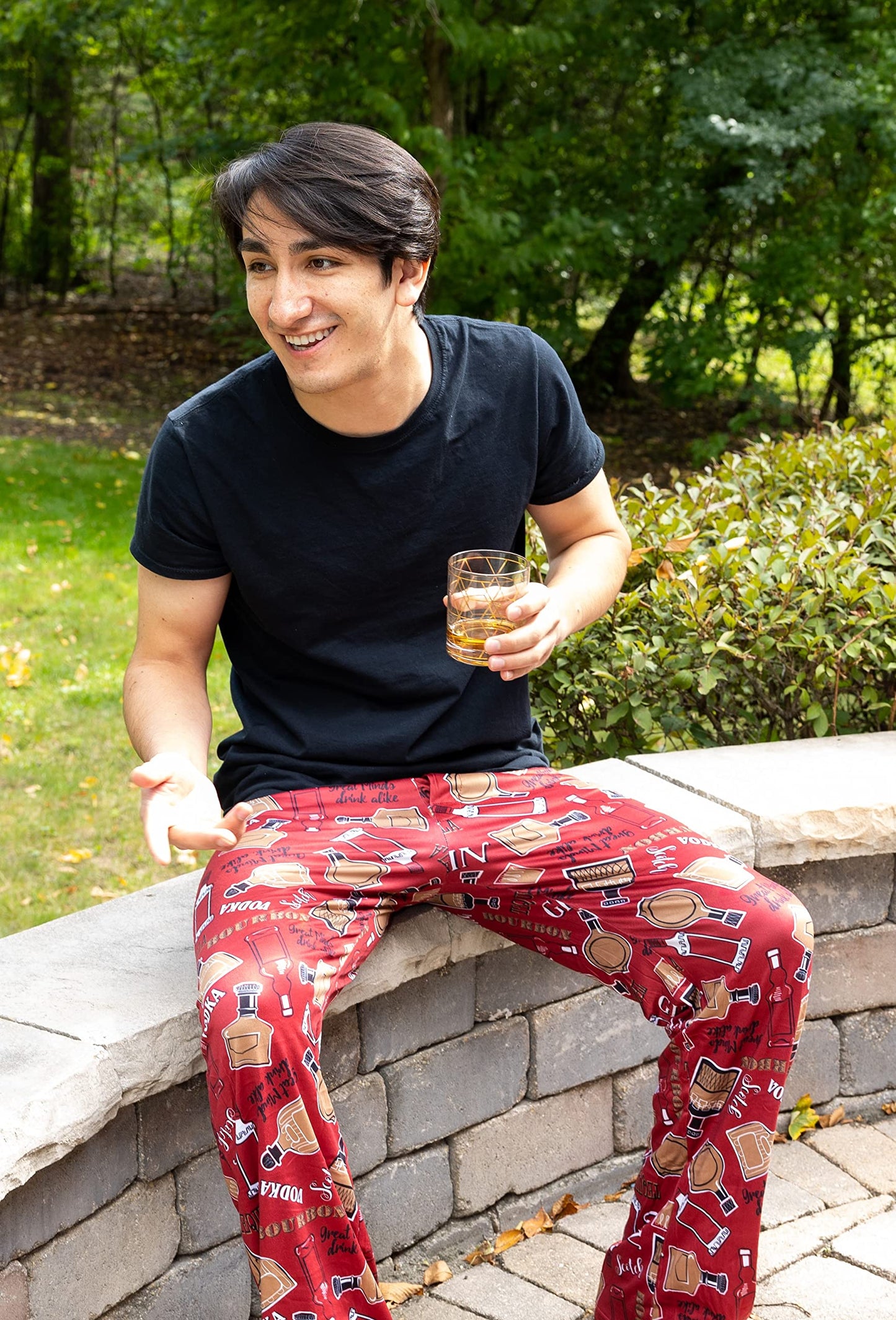 Men's Novelty Pattern Pajama Pants by Funky Junque