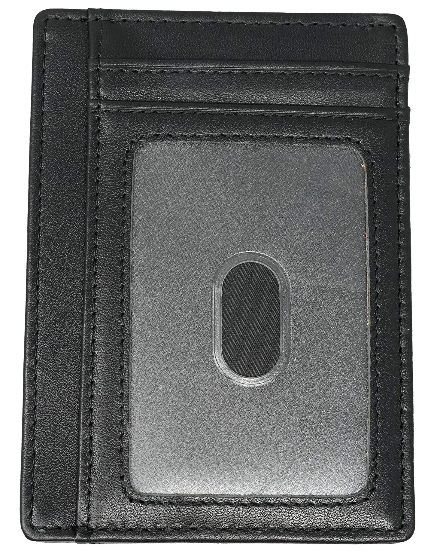Slim Leather Card Holder by Funky Junque