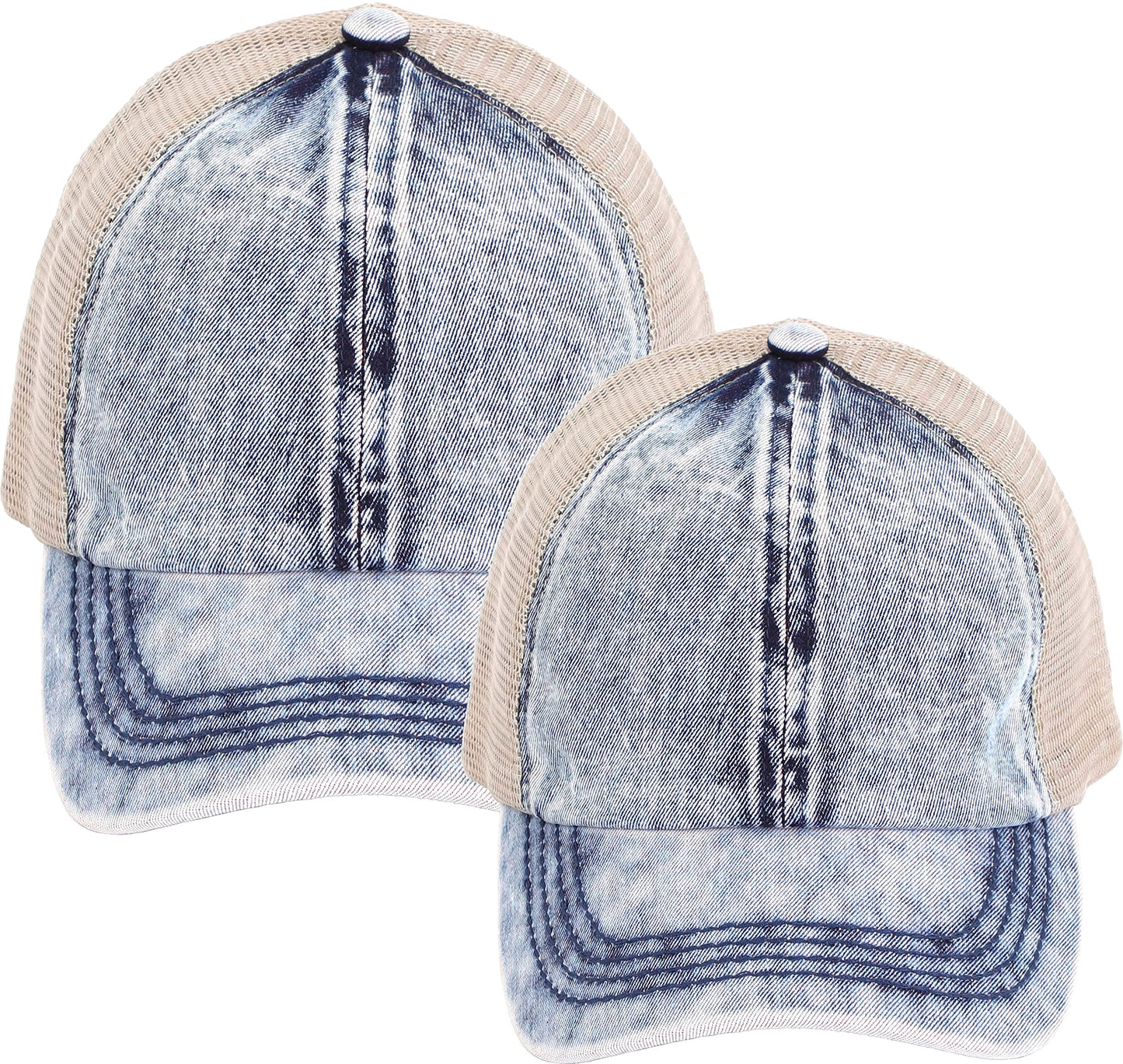 Funky Junque Mommy and Me Mother Daughter Criss Cross Baseball Caps