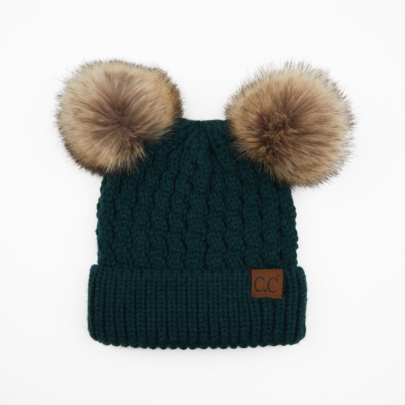 Adult Double Pom Beanie
