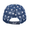 Washed Trucker Hat w/ American Flag