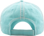 Distressed Bridal Baeball Cap - Bride Squad - MINT