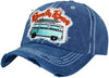 Distressed Baseball Cap - Beach Bum