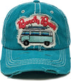 Distressed Baseball Cap - Beach Bum