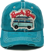 Distressed Baseball Cap - Beach Bum