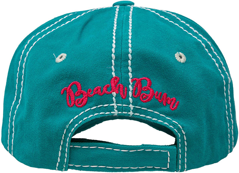 Distressed Baseball Cap - Beach Bum