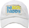 Distressed Baseball Cap - Beach Happy