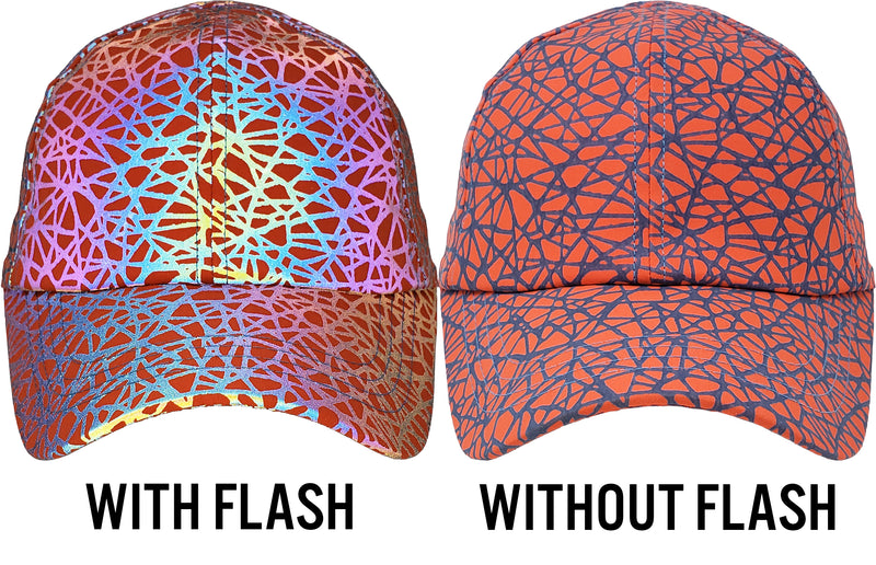 Backless Ponycap - Reflective/Abstract Design