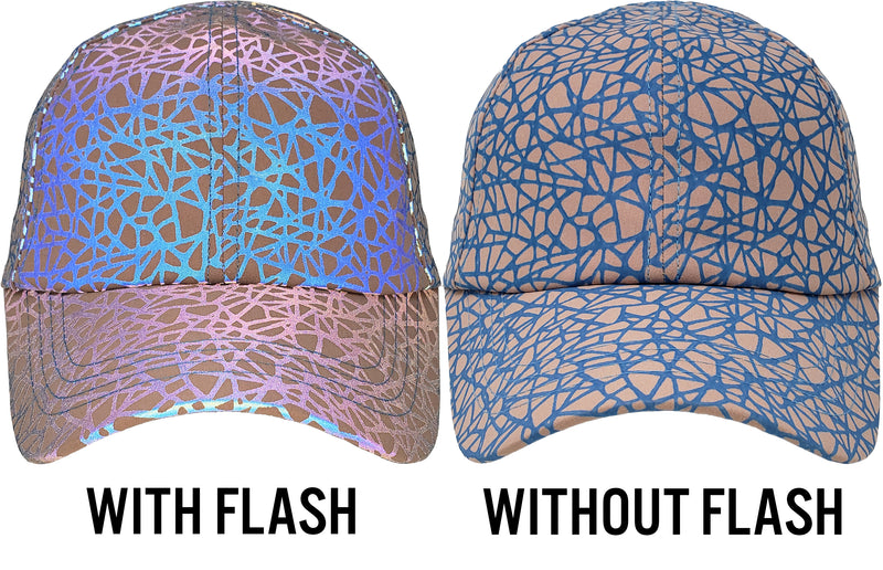 Backless Ponycap - Reflective/Abstract Design