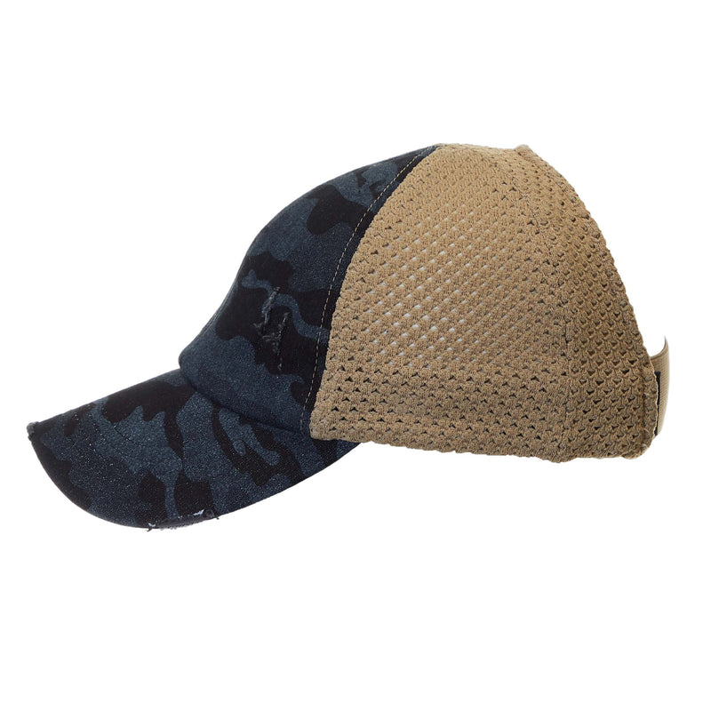 Backless Ponycap - Camo