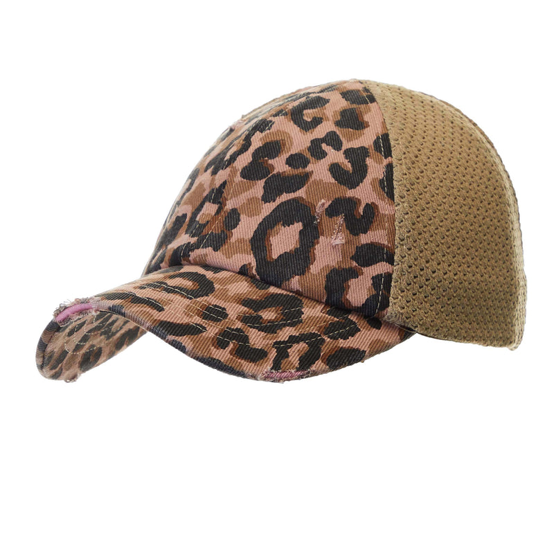 Backless Ponycap - Leopard