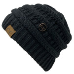 C.C Slouchy Side Button Beanie