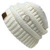 C.C Slouchy Side Button Beanie